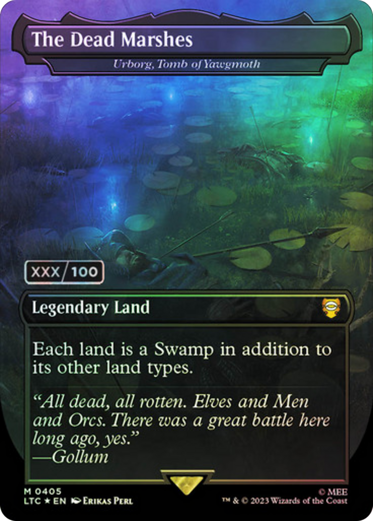 Urborg, Tomb of Yawgmoth (LTC-405Z) -  / The Dead Marshes (Borderless) Foil