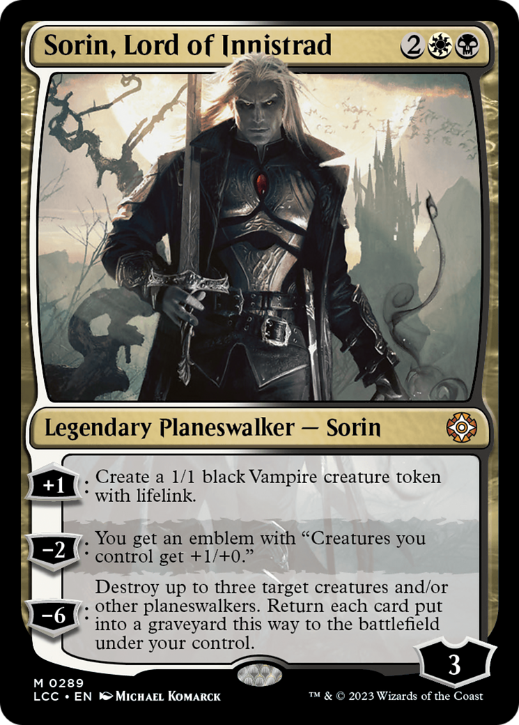 Sorin, Lord of Innistrad (LCC-289) -