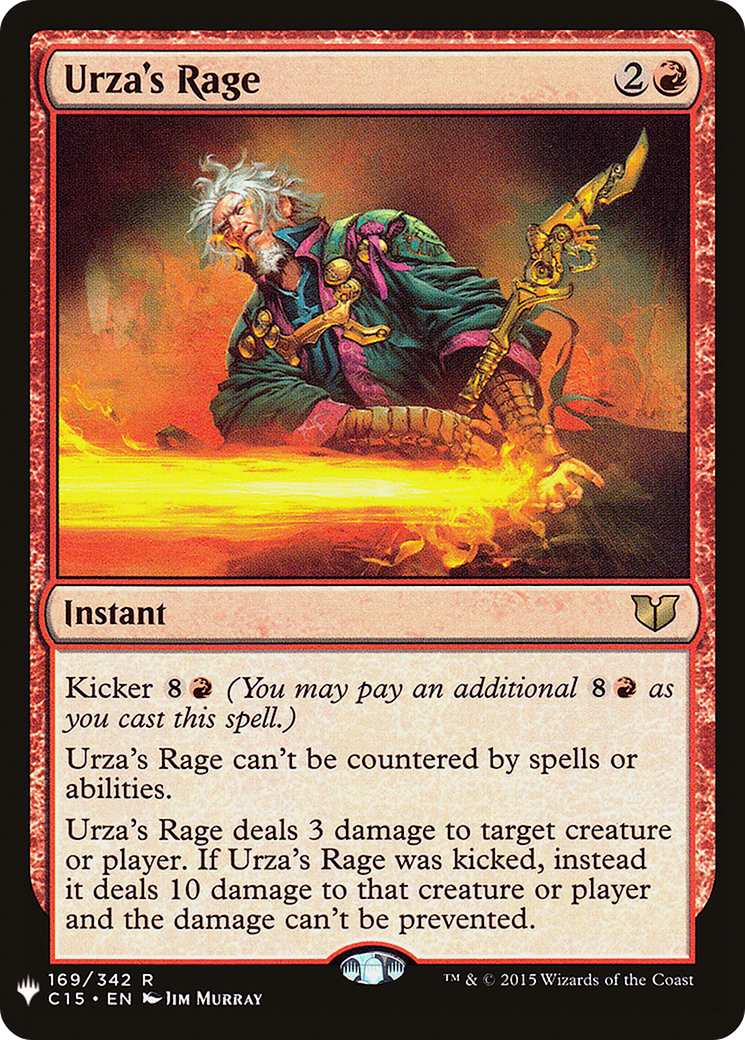 Urza's Rage (LIST-C15-169) -