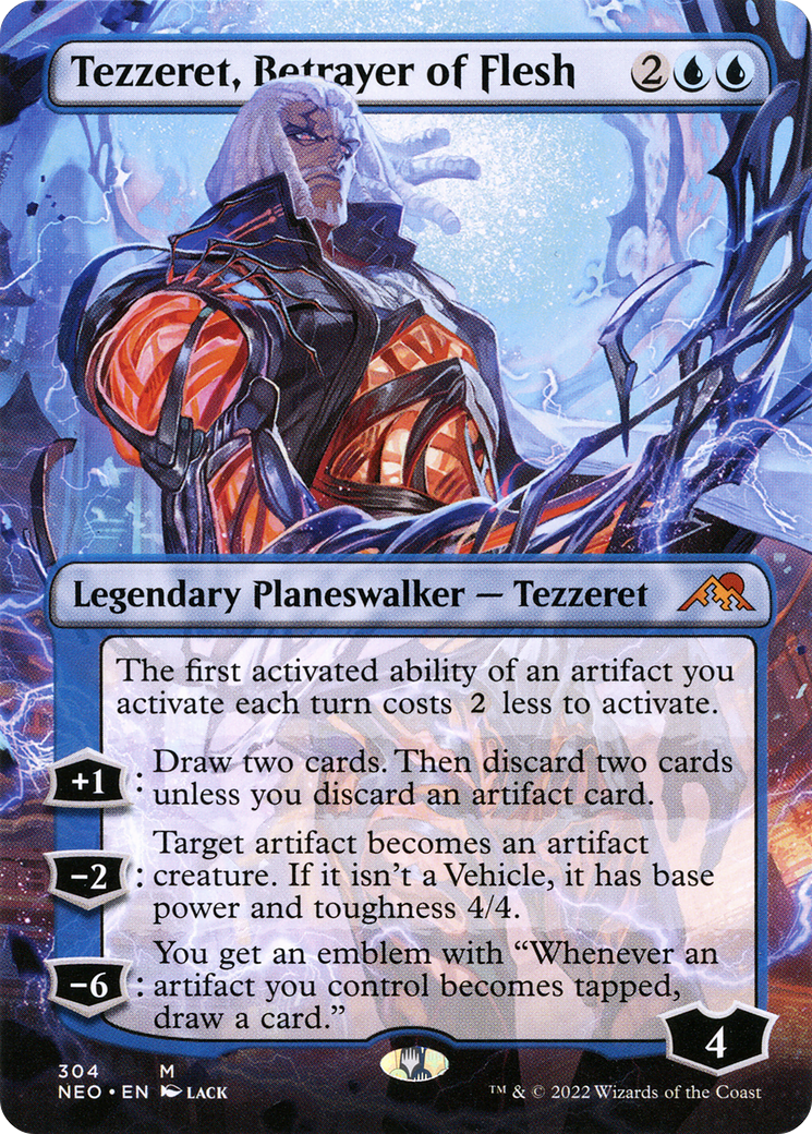 Tezzeret, Betrayer of Flesh (NEO-304) -  (Borderless) Foil