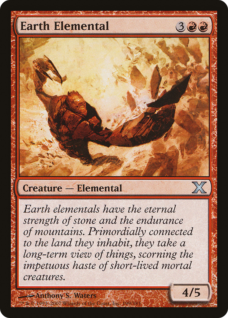 Earth Elemental (10E-199) -  Foil