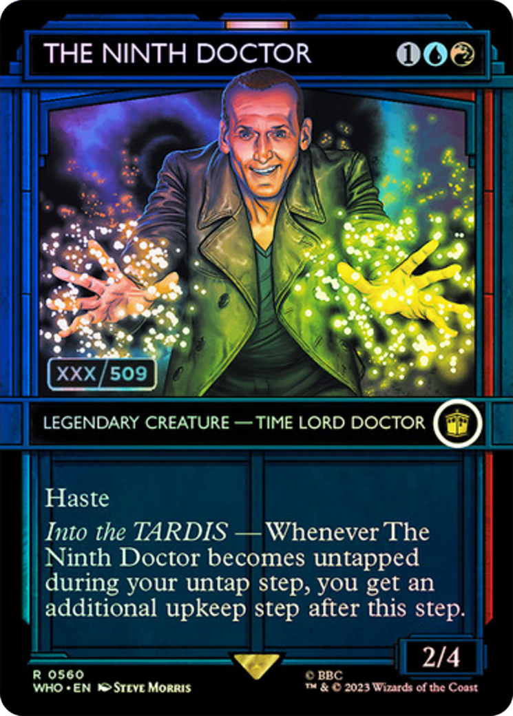 The Ninth Doctor (WHO-560Z) - : (Showcase) (Borderless) Foil