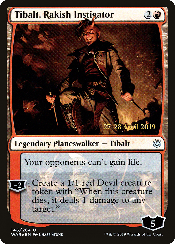 Tibalt, Rakish Instigator (PRE-146S) -  Foil