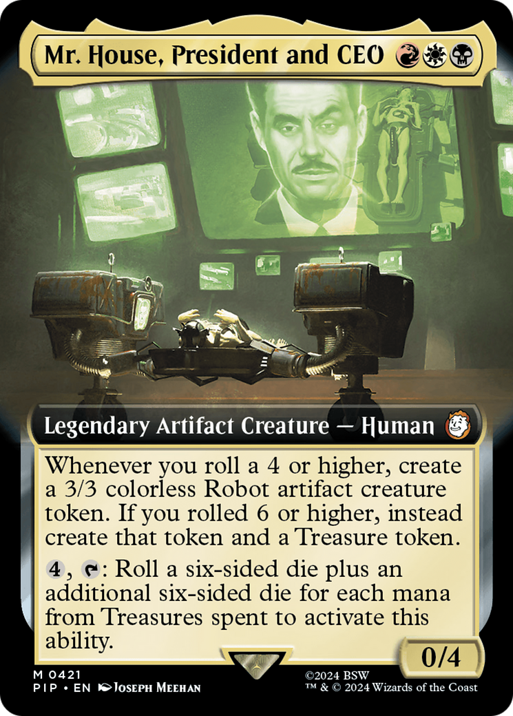 Mr. House, President and CEO (PIP-421) - : (Extended Art) Foil