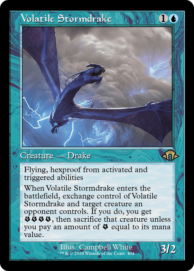 Volatile Stormdrake (MH3-404) -  Foil