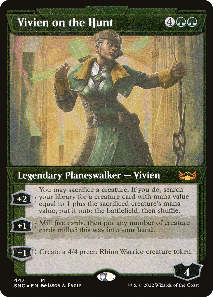 Vivien on the Hunt (SNC-447) - : (Showcase) Etched Foil