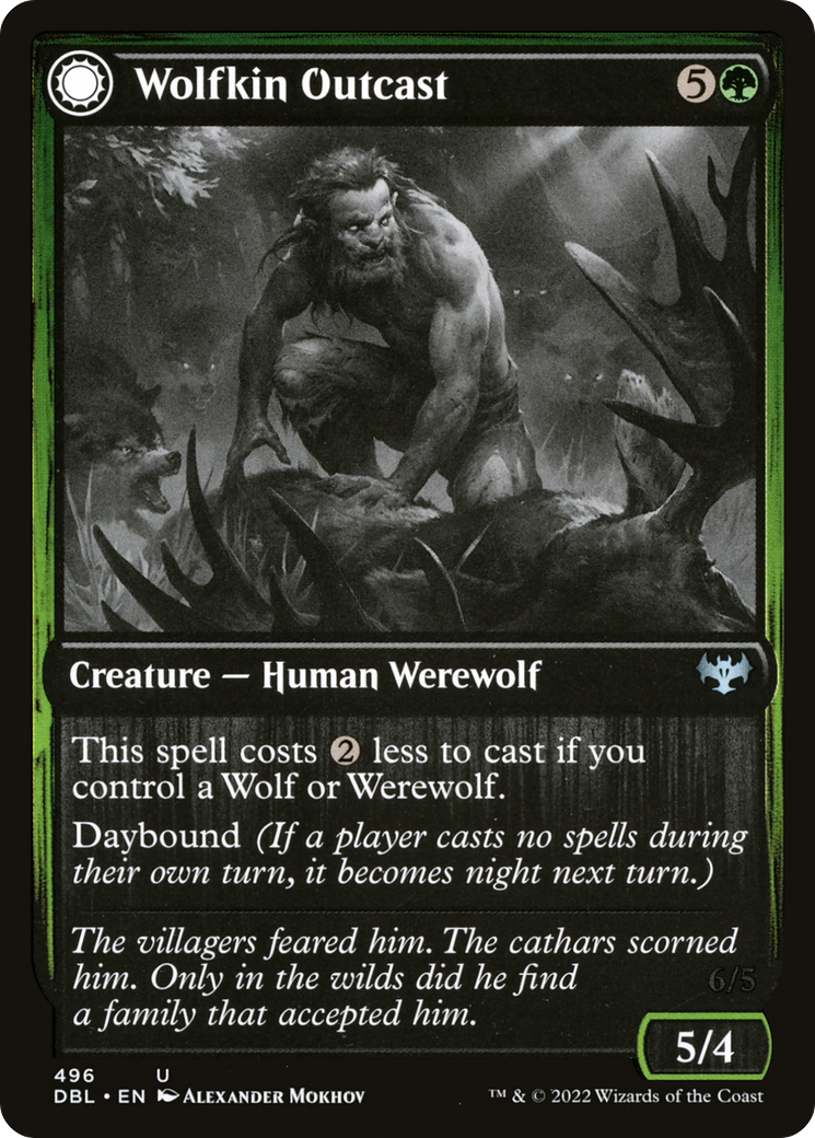 Wolfkin Outcast // Wedding Crasher (DBL-496) - : (Double Faced Transform)