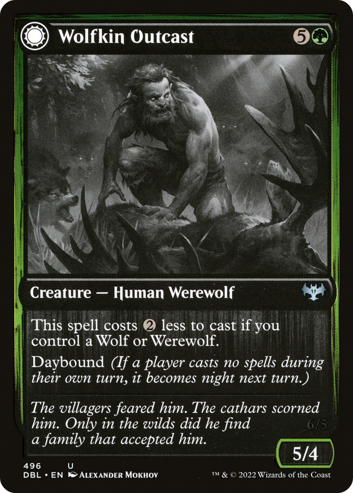 Wolfkin Outcast // Wedding Crasher (DBL-496) - : (Double Faced Transform)