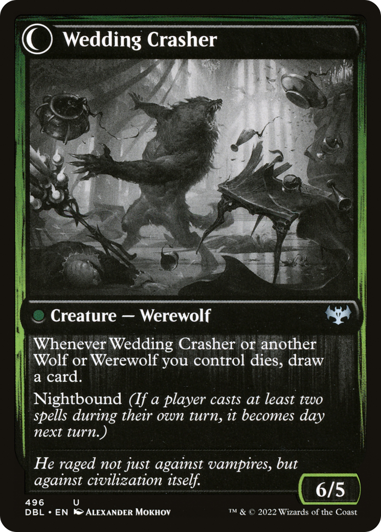 Wolfkin Outcast // Wedding Crasher (DBL-496) - : (Double Faced Transform)