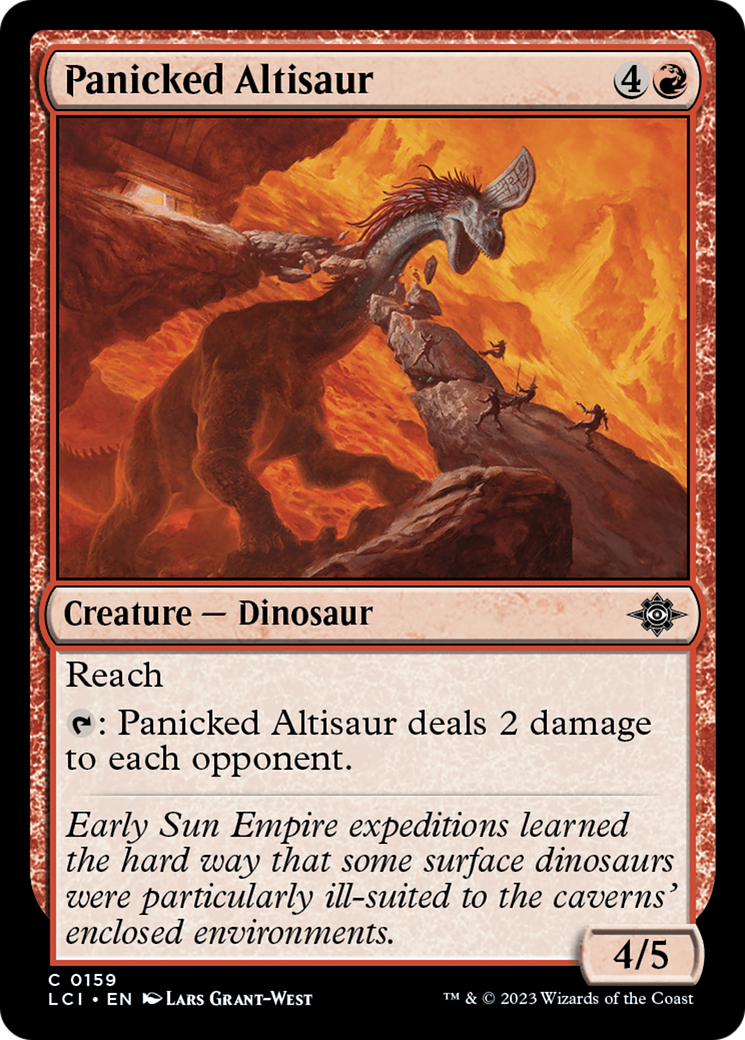 Panicked Altisaur (LCI-159) -