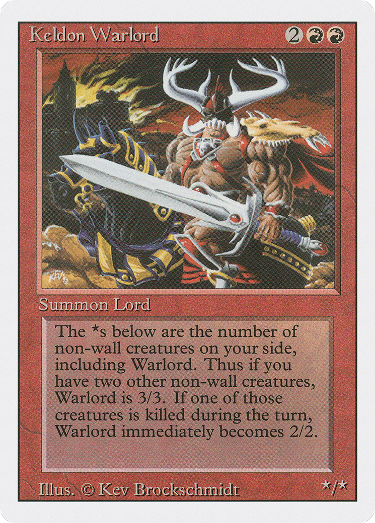 Keldon Warlord (3ED-160) -