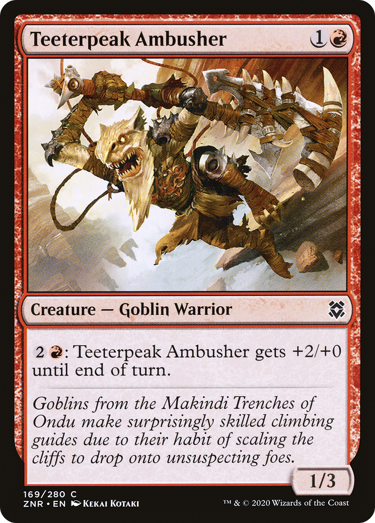 Teeterpeak Ambusher (ZNR-169) -  Foil