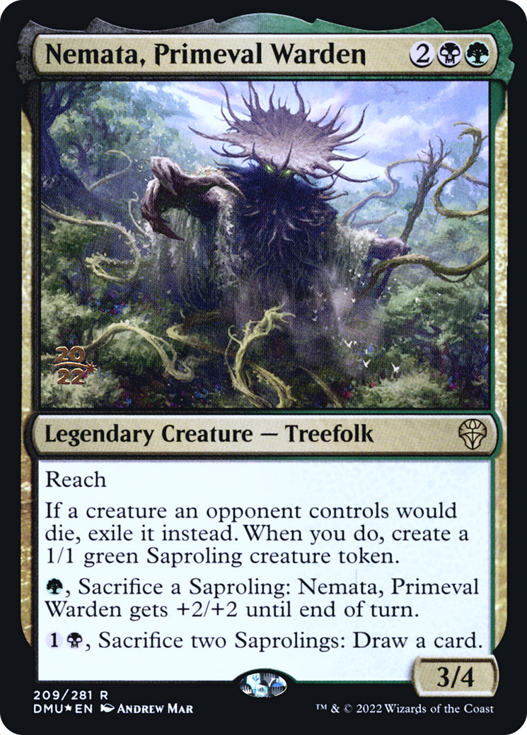 Nemata, Primeval Warden (PRE-209S) -  Foil