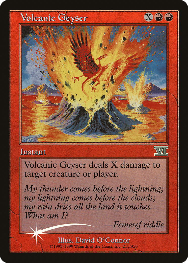 Volcanic Geyser (FNM-004) -  Foil