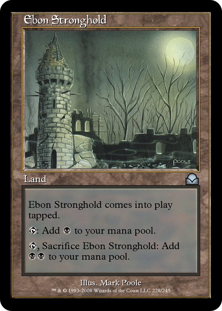 Ebon Stronghold (ME2-228) -  Foil