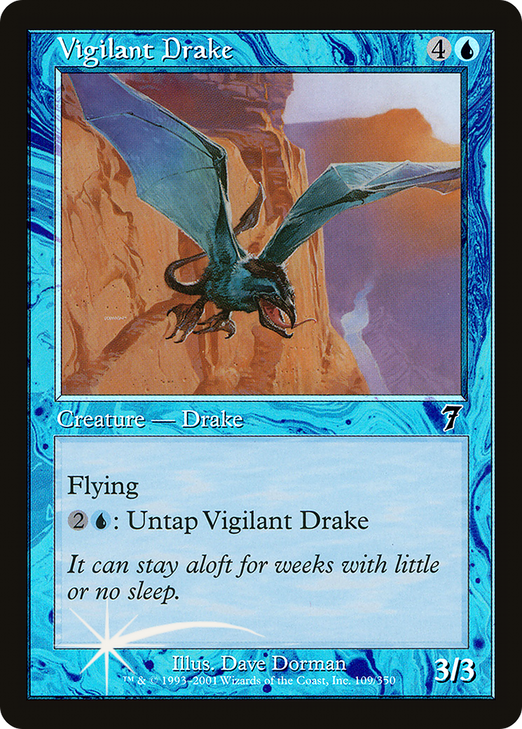 Vigilant Drake (7ED-109★) -  Foil