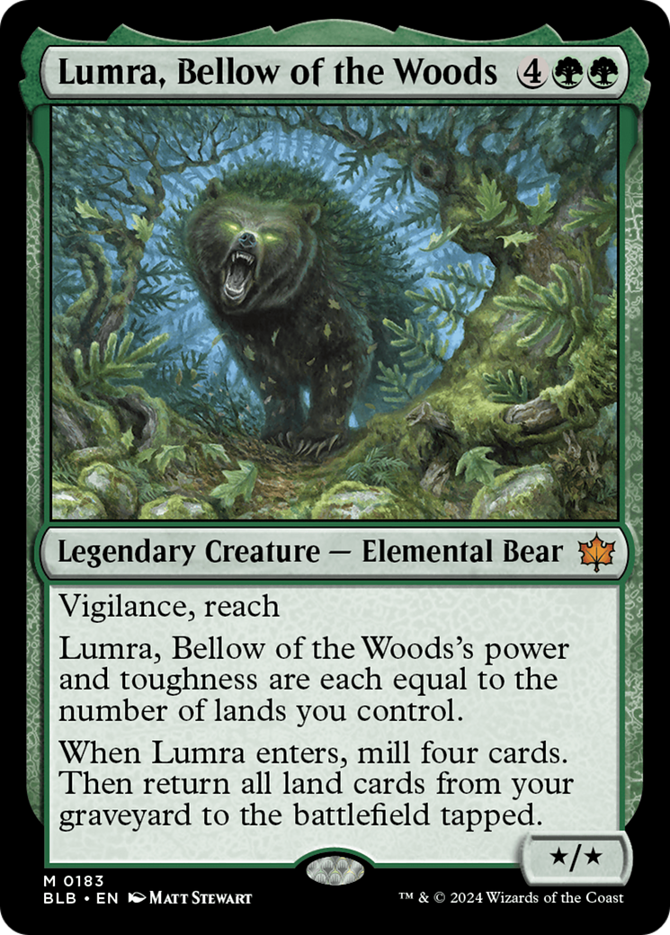 Lumra, Bellow of the Woods (BLB-183) -  Foil