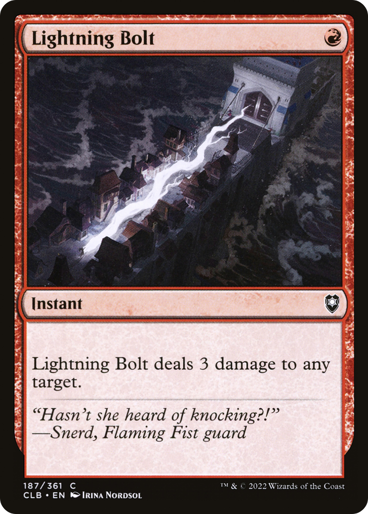 Lightning Bolt (CLB-187) -  Foil