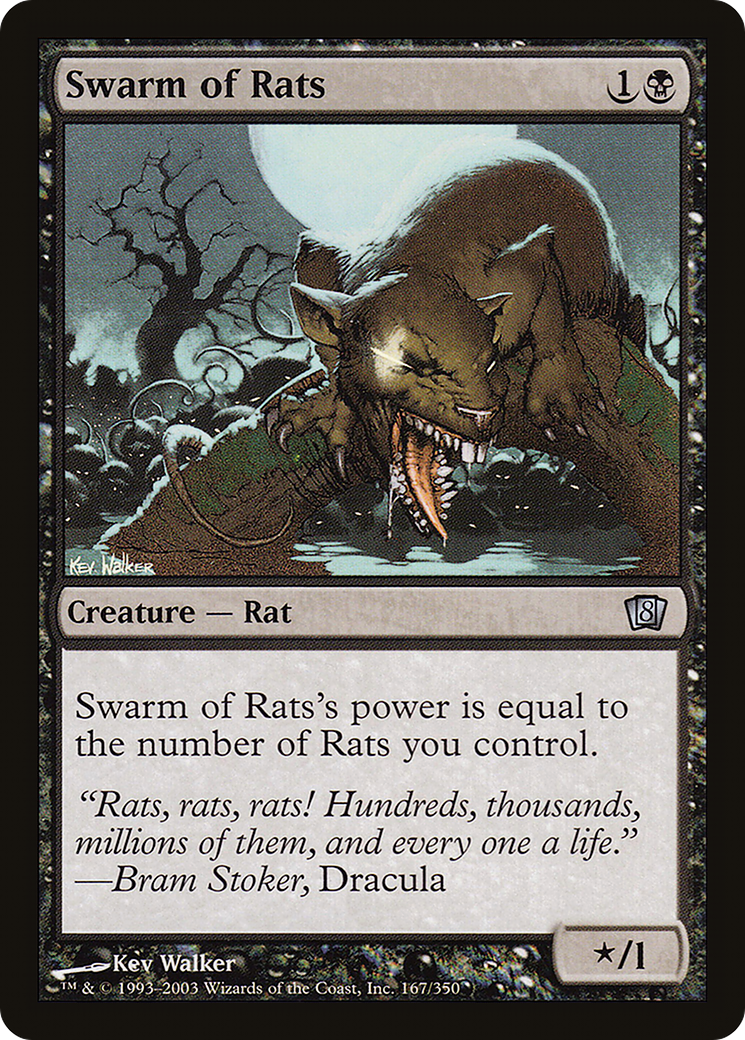 Swarm of Rats (8ED-167★) -  Foil