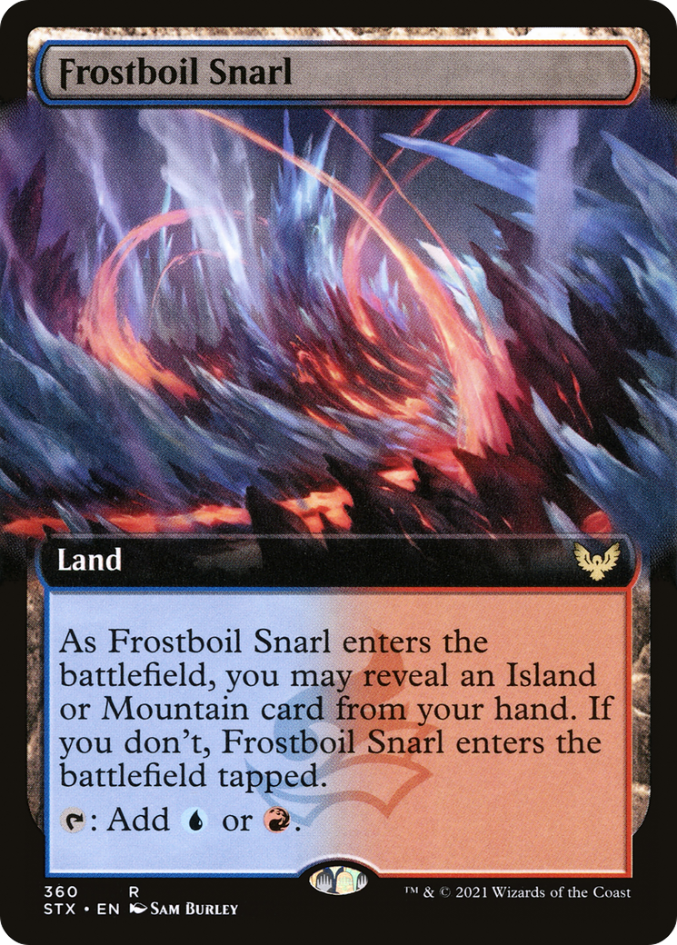 Frostboil Snarl (STX-360) - : (Extended Art) Foil