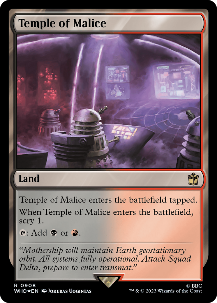 Temple of Malice (WHO-908) -  Foil