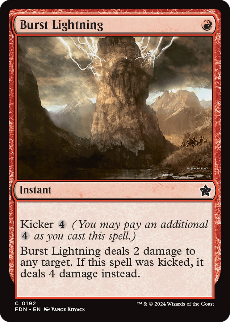 Burst Lightning (FDN-192) -  Foil