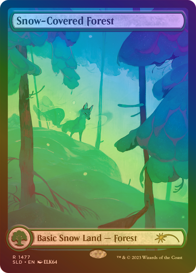 Snow-Covered Forest (SLD-1477★) - : (Full Art) Foil