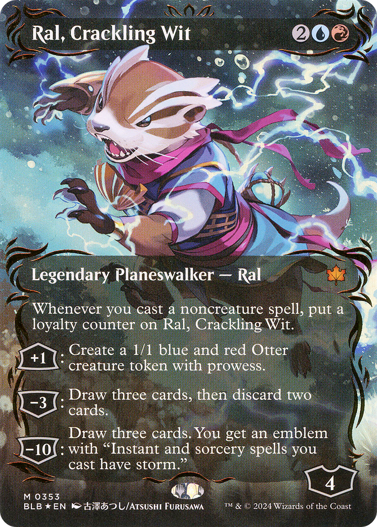 Ral, Crackling Wit (BLB-353) - : (Showcase) (Borderless) Foil