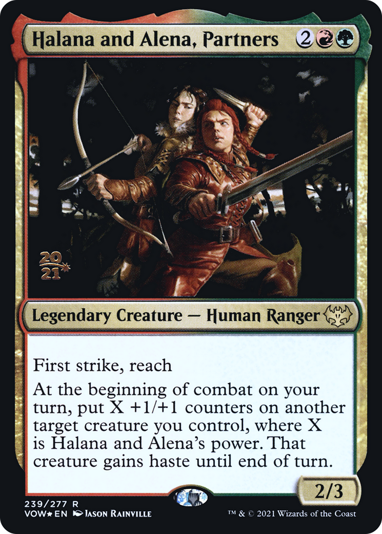 Halana and Alena, Partners (PRE-239S) -  Foil