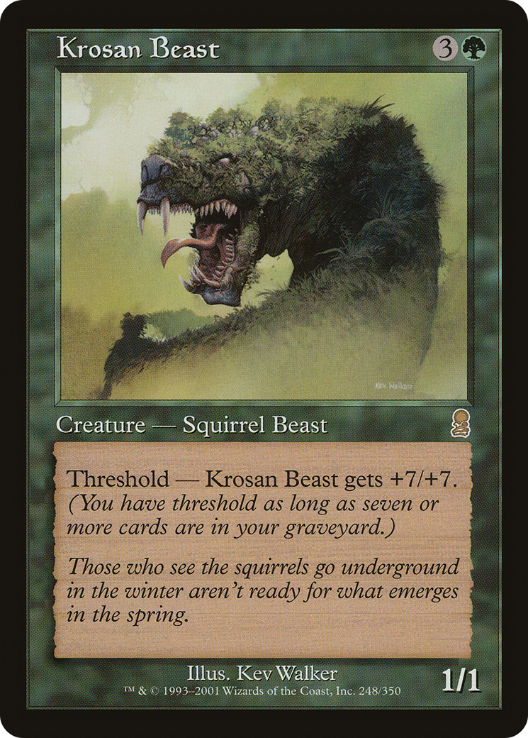 Krosan Beast (ODY-248) -  Foil