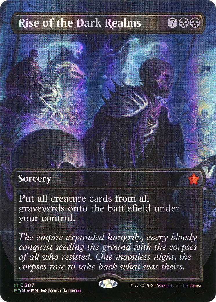 Rise of the Dark Realms (FDN-387) -  (Borderless) Foil