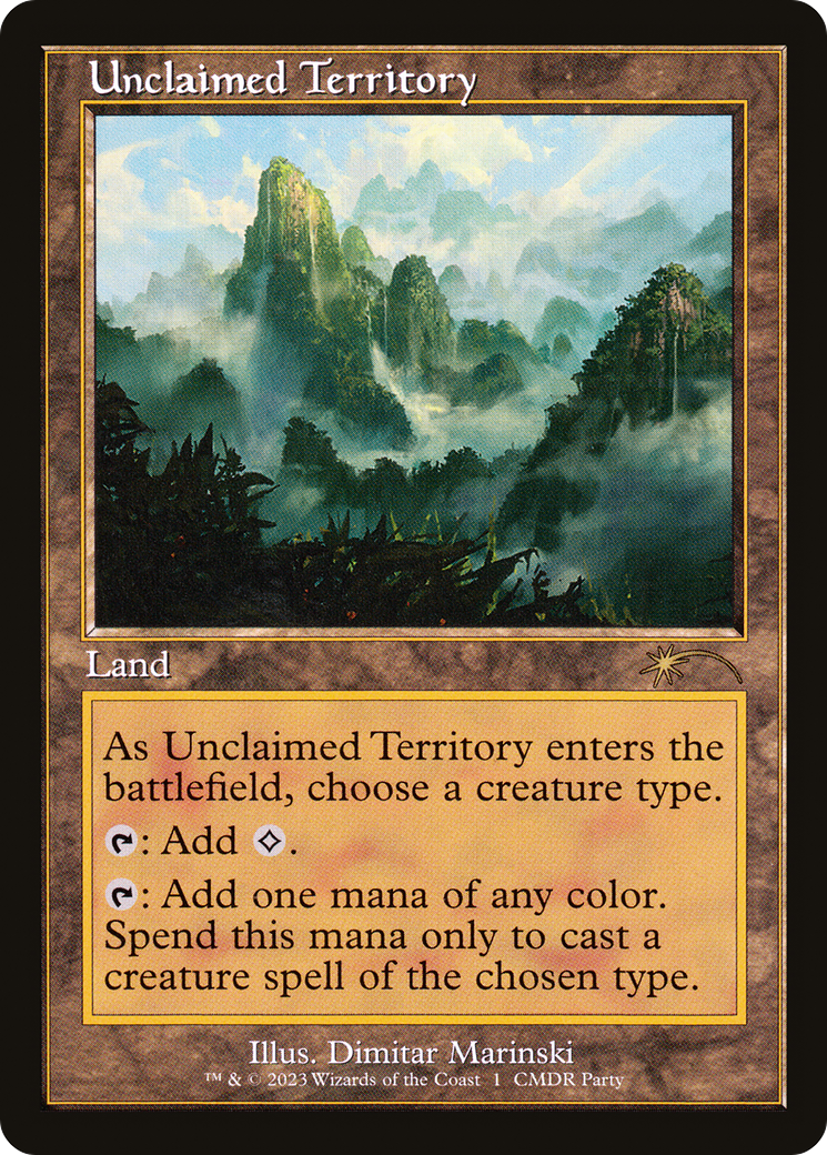 Unclaimed Territory (WPN-011) -  Foil