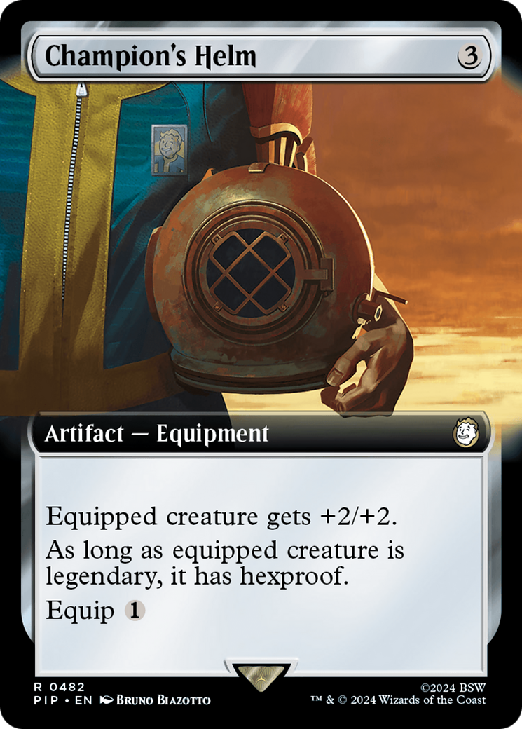 Champion's Helm (PIP-482) - : (Extended Art) Foil