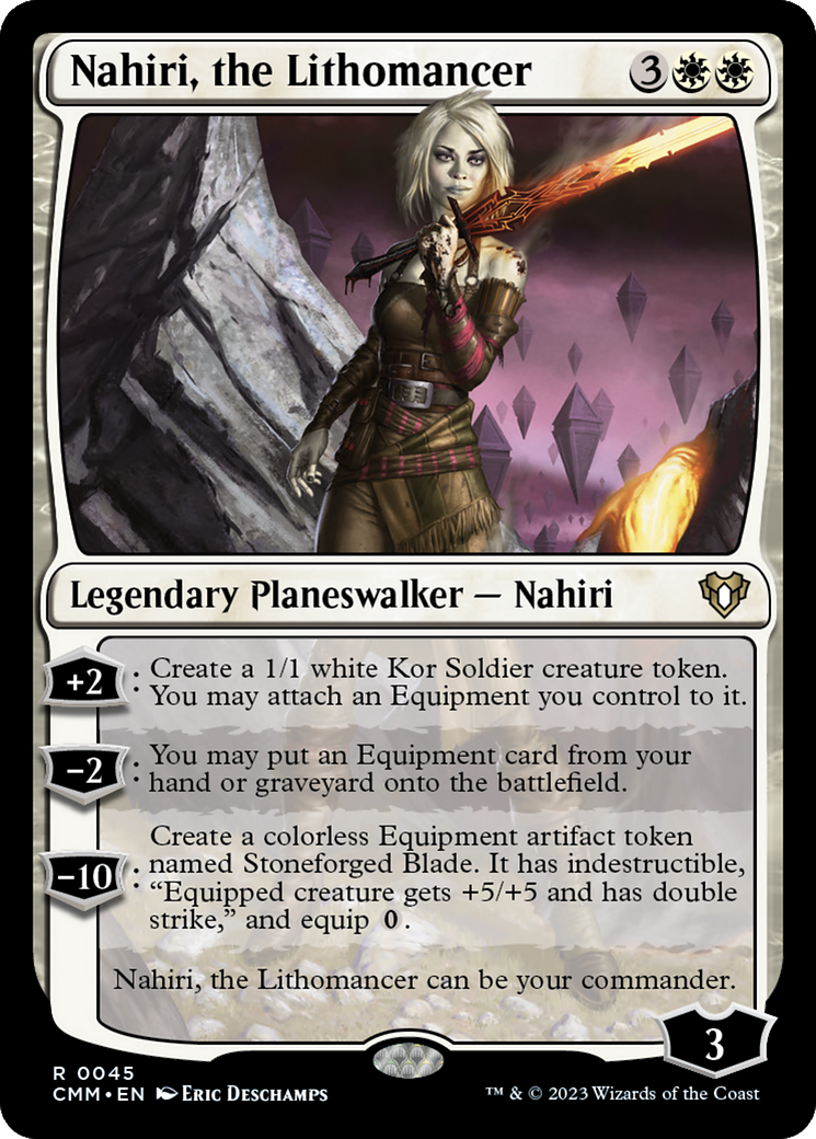 Nahiri, the Lithomancer (CMM-045) -  Foil