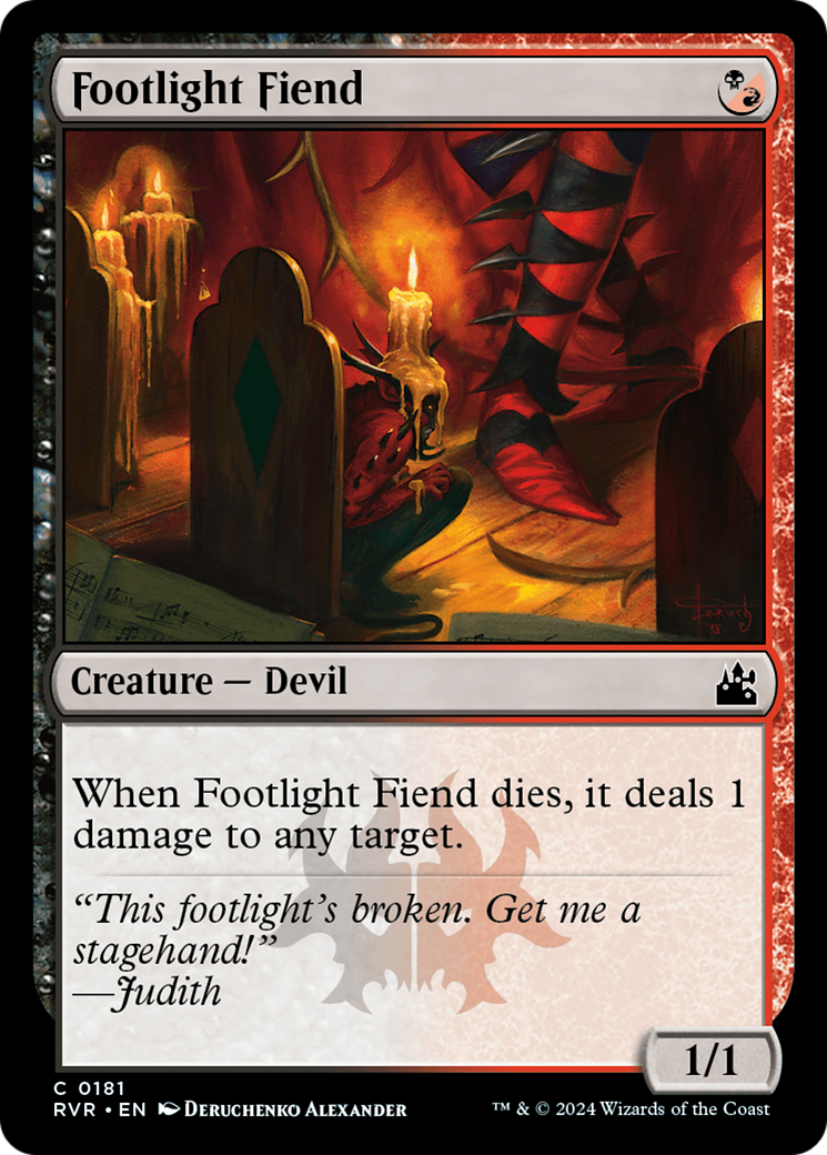 Footlight Fiend (RVR-181) -