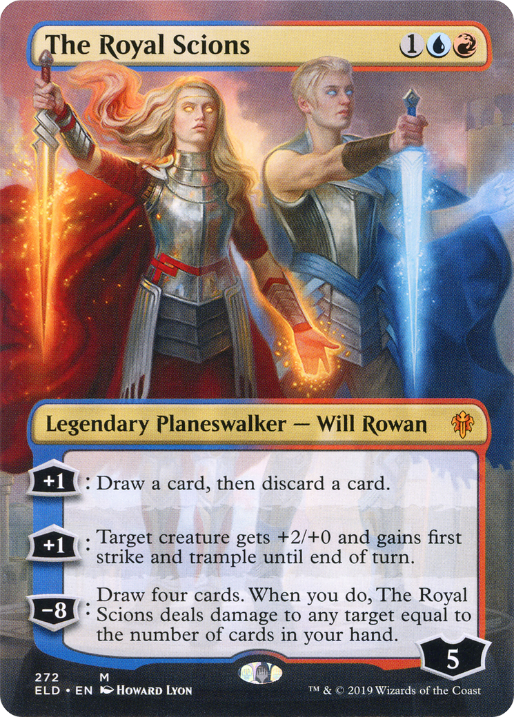 The Royal Scions (ELD-272) -  (Borderless) Foil