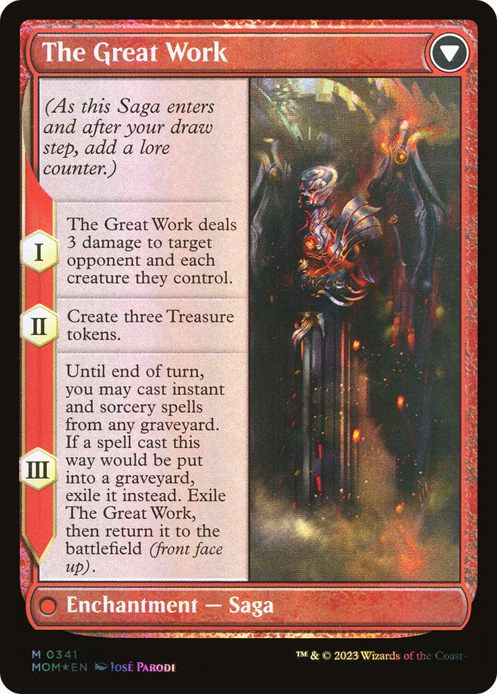 Urabrask // The Great Work (MOM-341) -  (Borderless) Foil