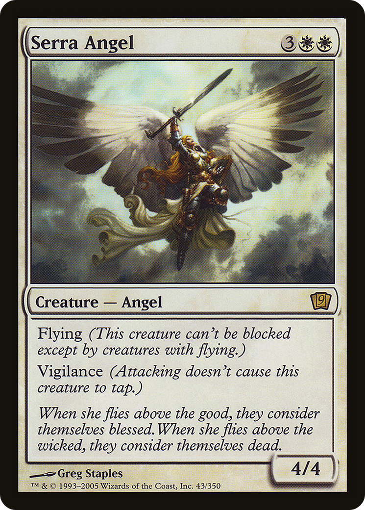 Serra Angel (9ED-43★) -  Foil