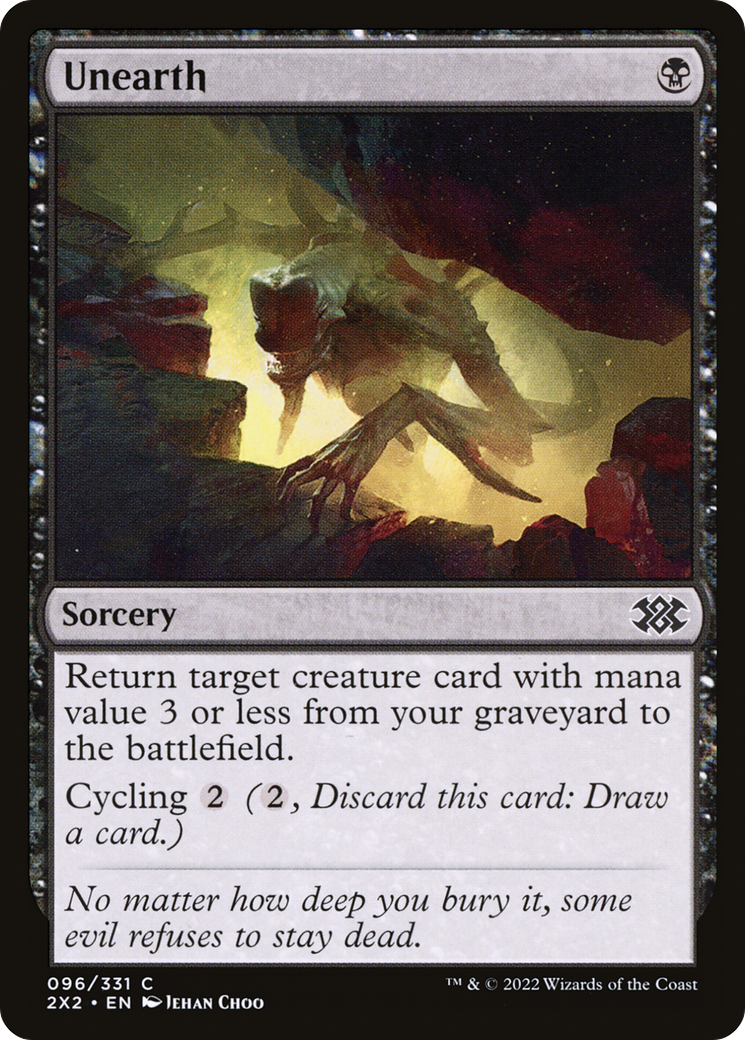 Unearth (2X2-096) -  Foil