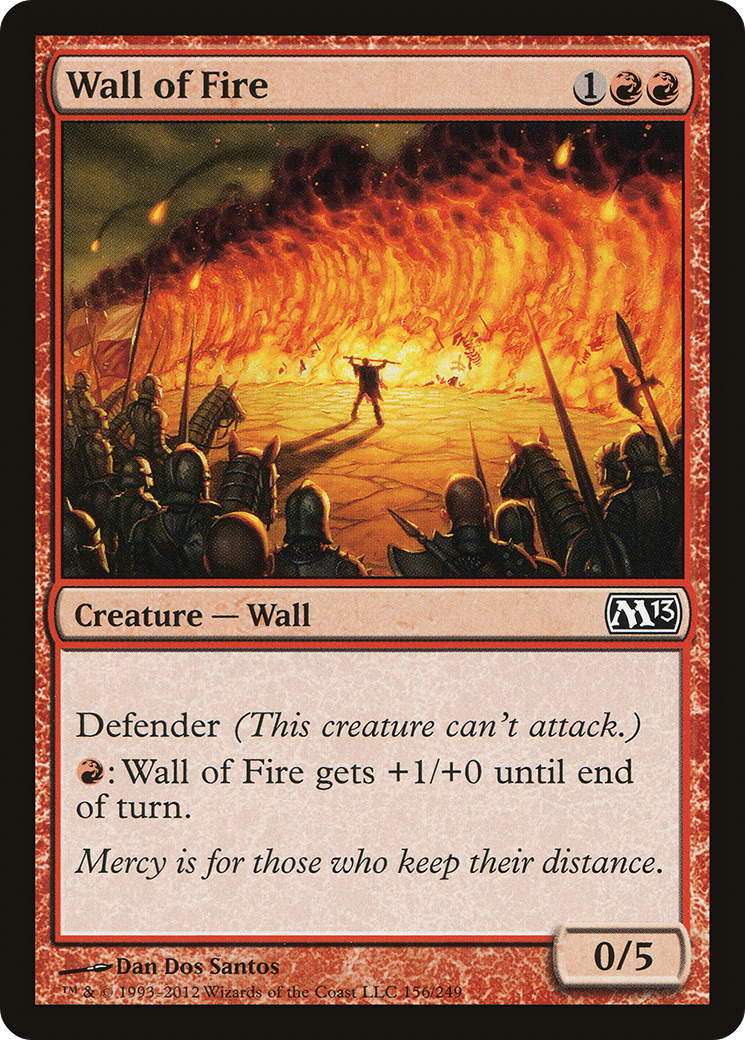 Wall of Fire (M13-156) -  Foil