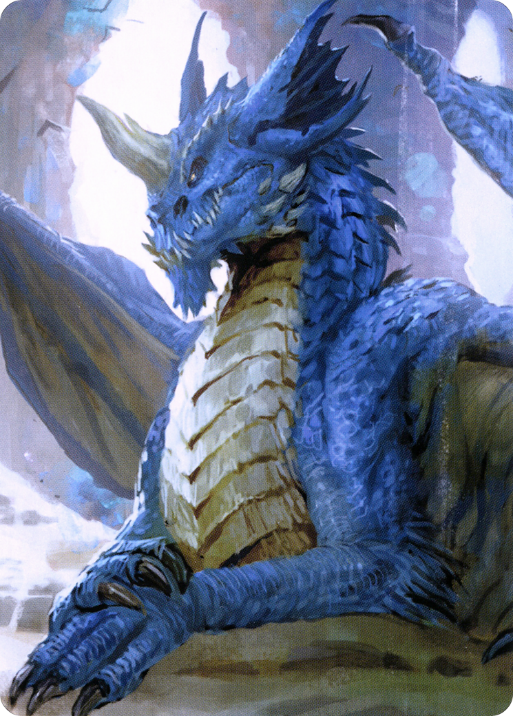 Young Blue Dragon // Young Blue Dragon (ACLB-027) -  (Borderless) Foil