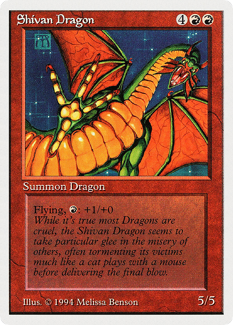 Shivan Dragon (SUM-177) -