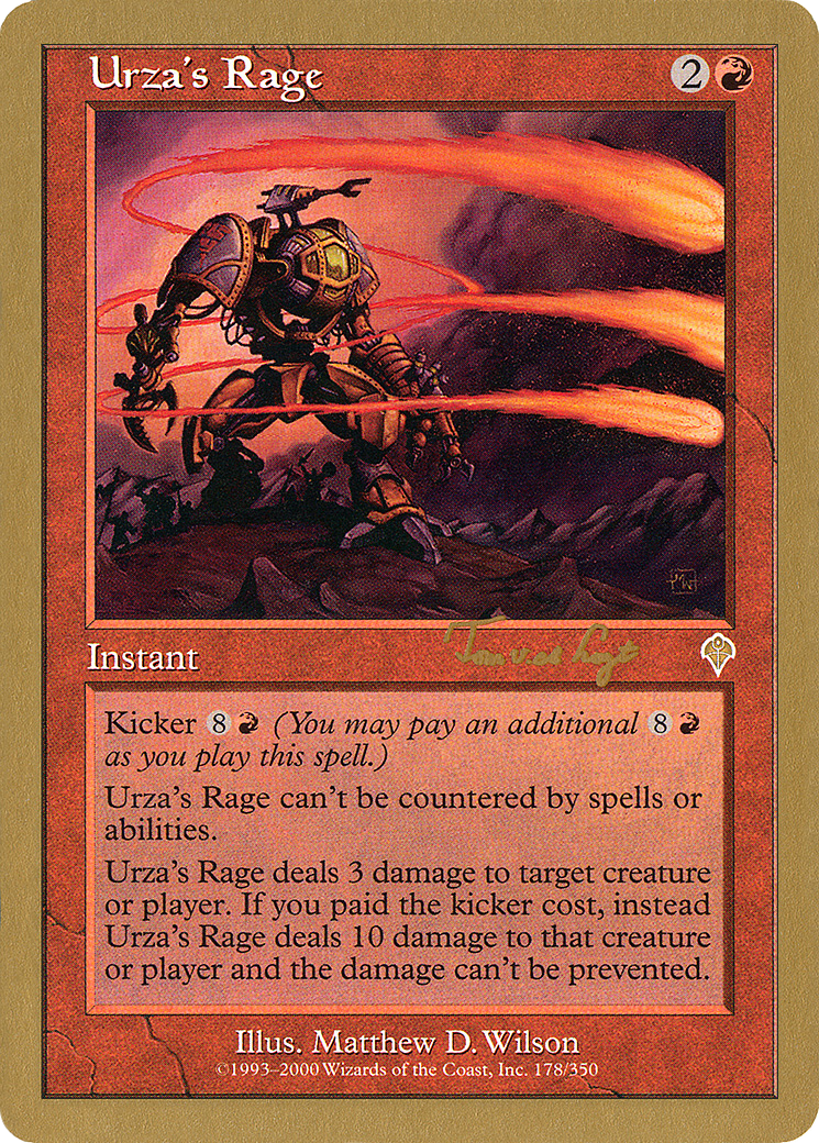 Urza's Rage (WCD-TVDL178) -