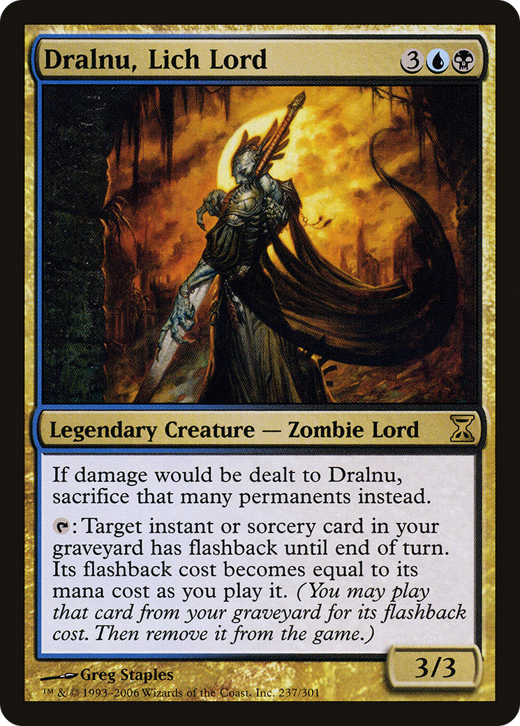 Dralnu, Lich Lord (TSP-237) -  Foil