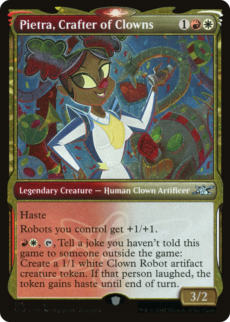 Pietra, Crafter of Clowns (UNF-519) - : (Showcase) Foil