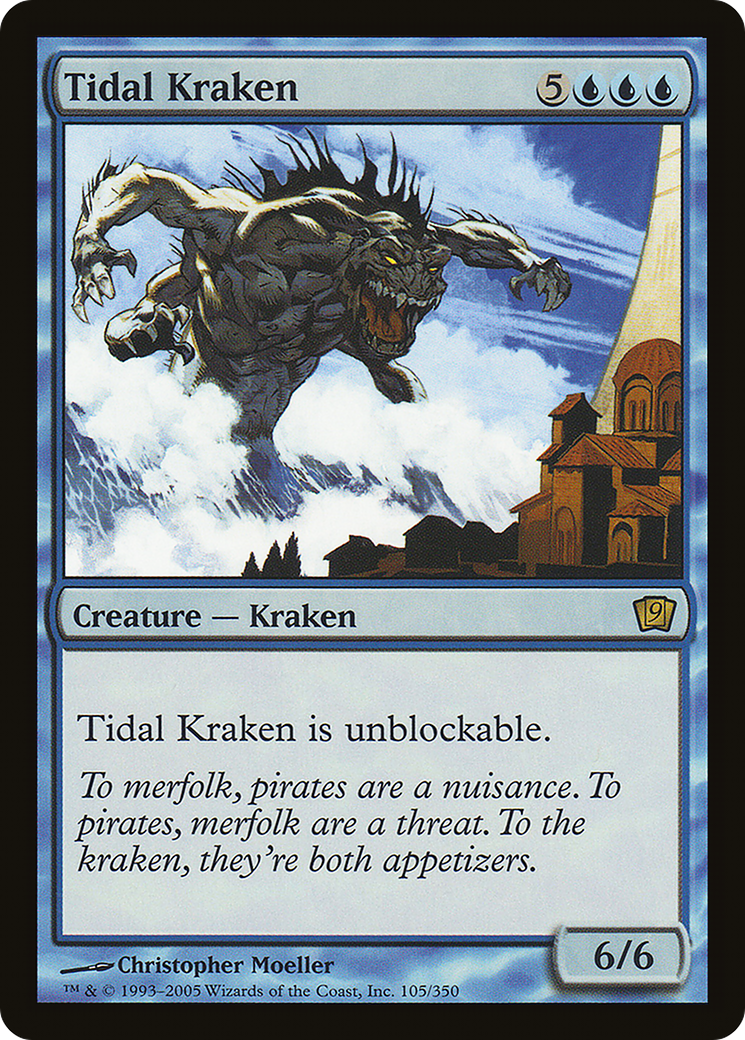 Tidal Kraken (9ED-105★) -  Foil