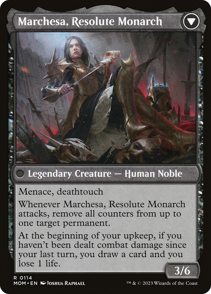 Invasion of Fiora // Marchesa, Resolute Monarch (MOM-114) -  Foil