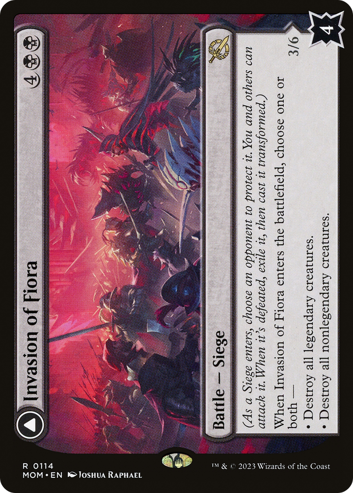 Invasion of Fiora // Marchesa, Resolute Monarch (MOM-114) -  Foil