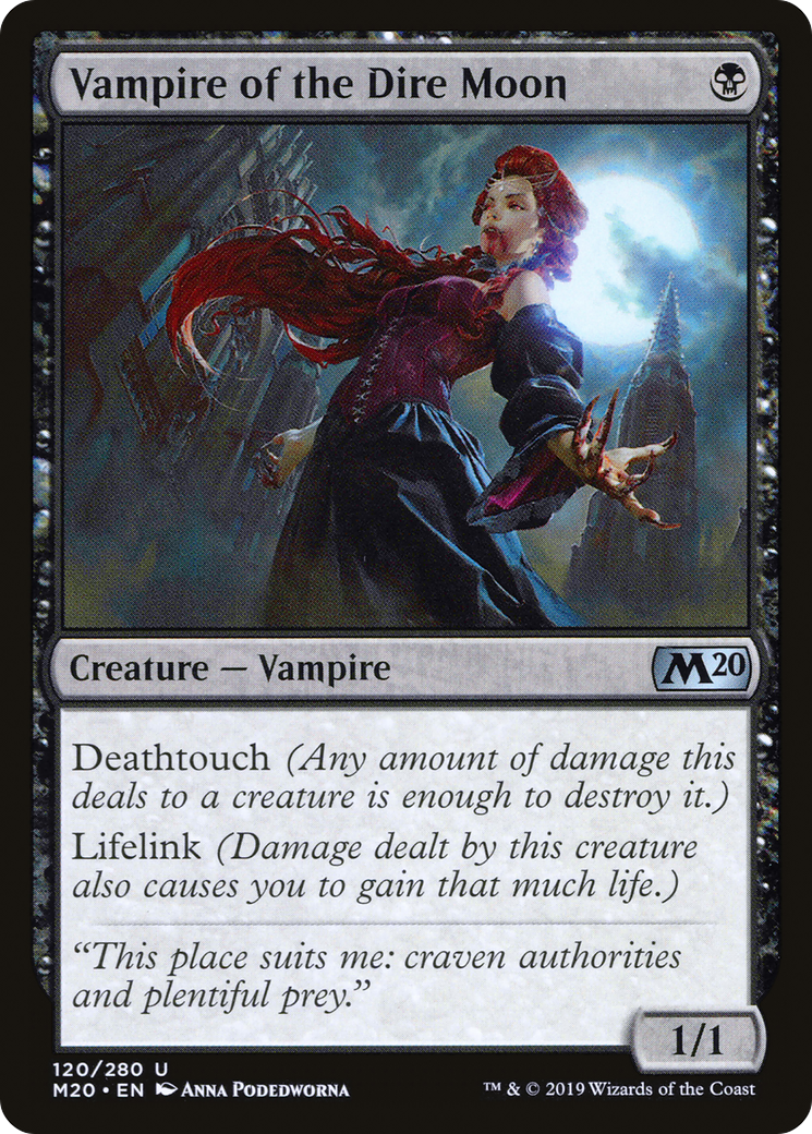 Vampire of the Dire Moon (M20-120) -  Foil