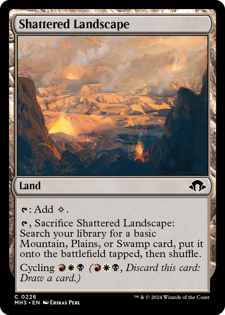 Shattered Landscape (MH3-226) -  Foil